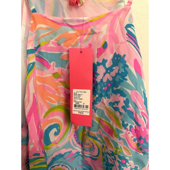 NWT Lilly Pulitzer Rae silk top size small - Picture 5 of 5